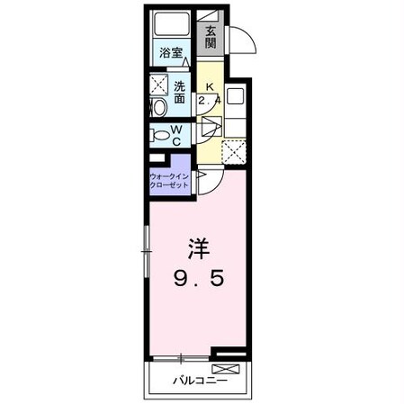 シャンドゥ　フルール　Ⅳ　1-021602901-01040の物件間取画像